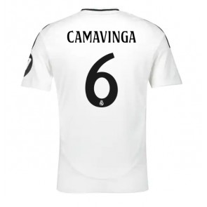 Real Madrid Eduardo Camavinga #6 Domaci Dres 2024-25 Kratak Rukavima